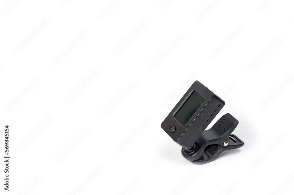Tuner for fine tuning acoustic or electric guitar, violin or ukulele. Tuner for fine tuning acoustic or electric guitar, violin or ukulele.