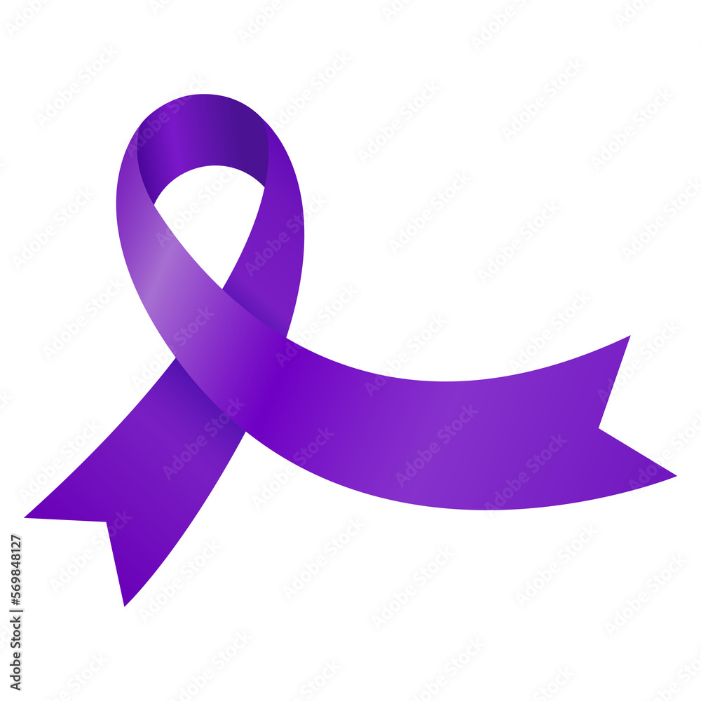 Ribbon of Epilepsy illustration Ribbon of Epilepsy illustration
