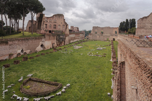 Roma. Colle Palatino. Stadio  del Palazzo di Domiziano photo