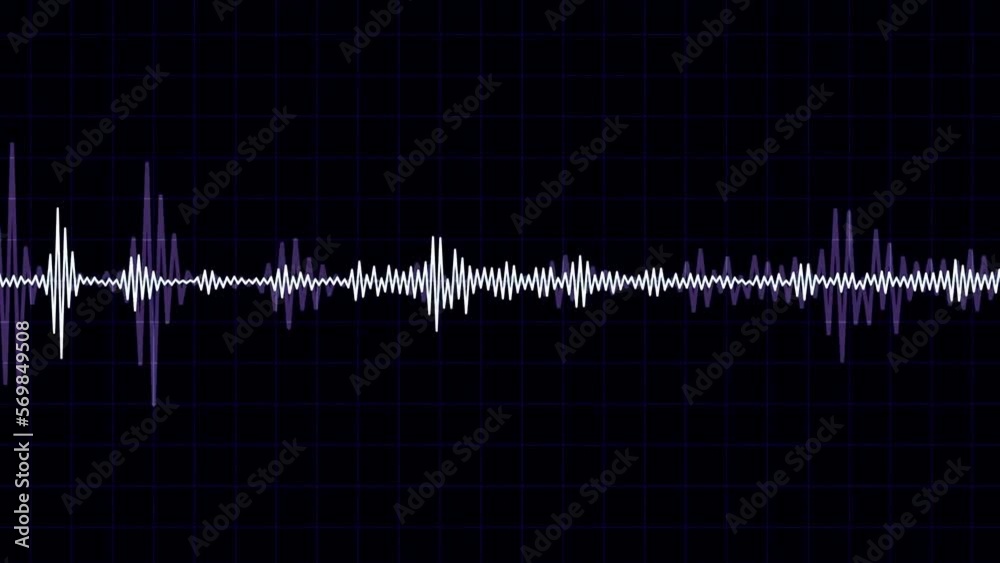 stereo sound effect signal with color gradient vertical lines with