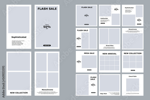 Business Social Media Template Marketing, Digital business marketing banner for social media post template  Promotional web banners for social media