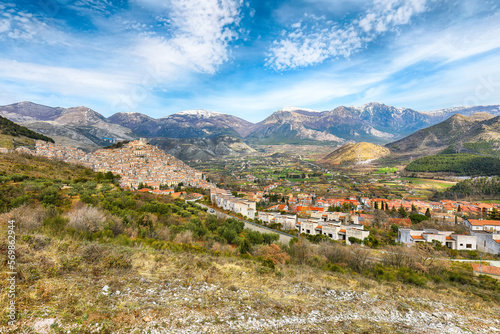 Amazing view of Morano Calabro. One of the most beautiful villages (medieval borgo) in Calabria. © pilat666