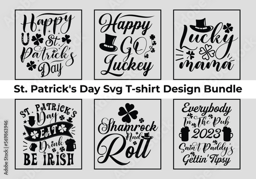 St. Patrick s Day SVG t-shirt design Bundle