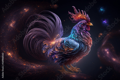 Spirit animal - Rooster, Generative AI