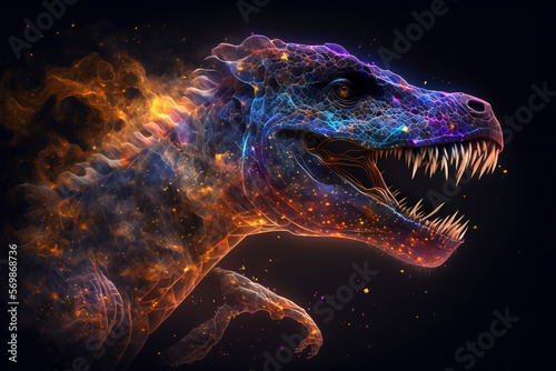Spirit animal - Tyrannosaurus rex  Generative AI