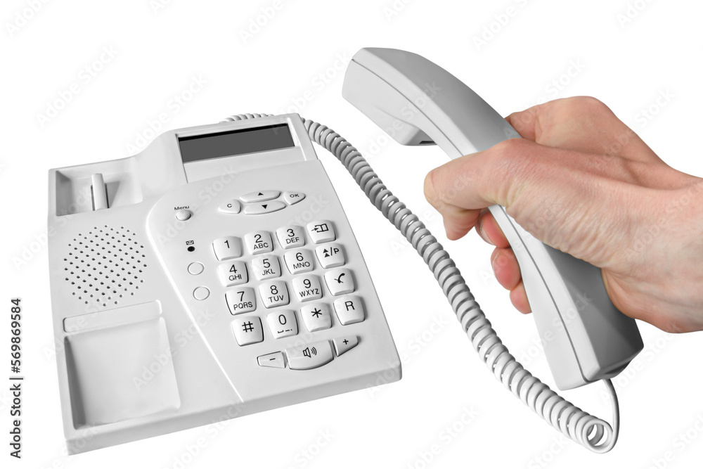 Telephone receiver in hand. Support concept. png transparent Telephone receiver in hand. Support concept. png transparent