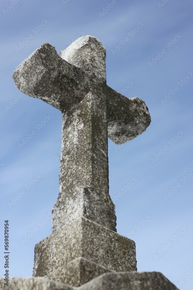 old stone cross