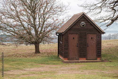 Toilets on Cowdray gold coarse, Midhurst, West Sussex photo