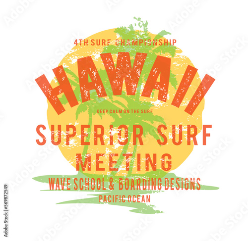 Surf. vintage surf car t-shirt printing. holiday typography graphic