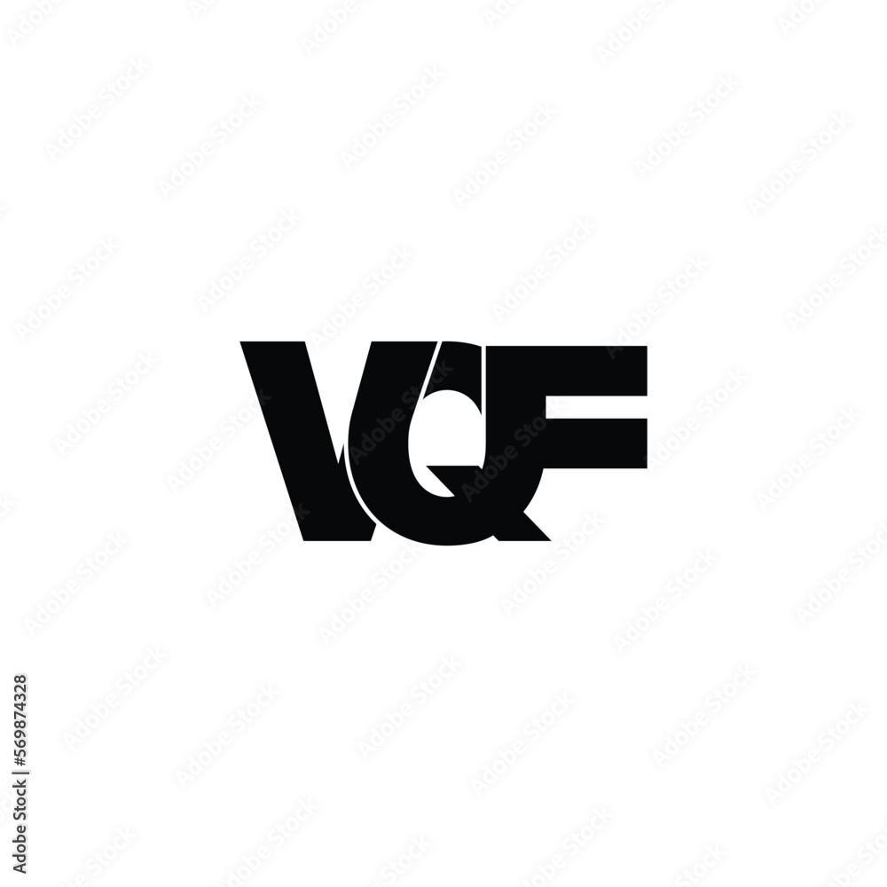 VQF letter monogram logo design vector VQF letter monogram logo design vector