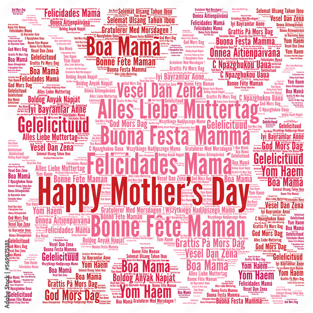 Happy Mother's day in different languages Happy Mother's day in different languages