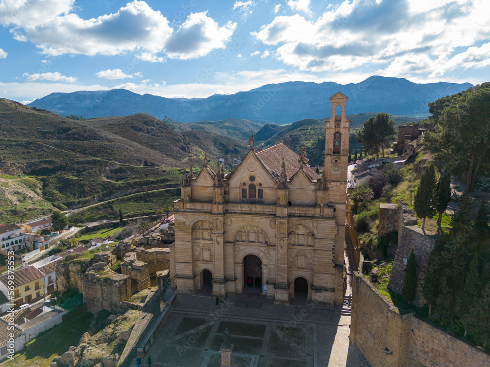 Obraz premium Real Colegiata de Santa María la Mayor del municipio de Antequera en la provincia de Málaga, España