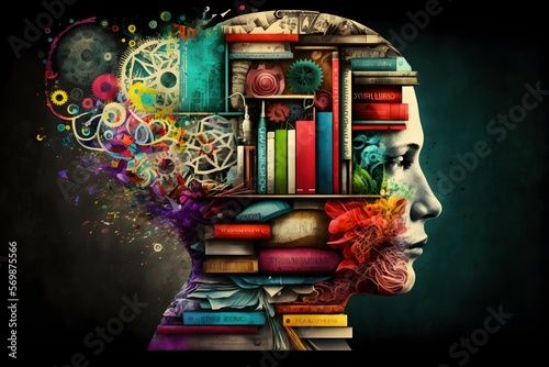 A person's mind is full of information