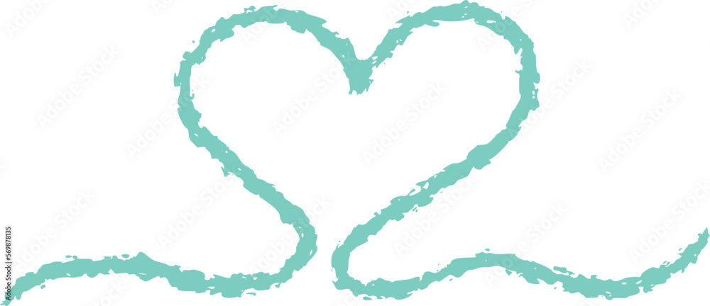 heart handdrawn organic shape decorative brush element heart handdrawn organic shape decorative brush element