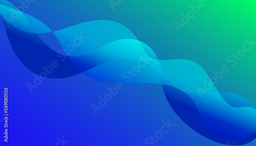 Fototapeta Naklejka Na Ścianę i Meble -  Vector abstract wave line colorful landing page flat background vector design	