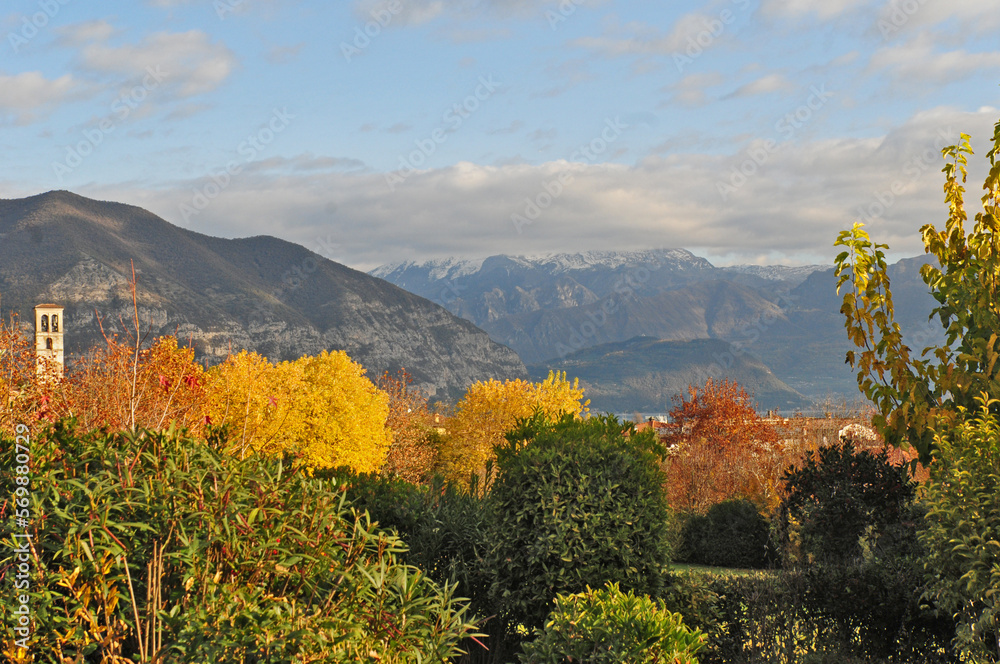 Fototapeta premium Le colline della Franciacorta a Corte Franca - Colombaro Timoline (Brescia)