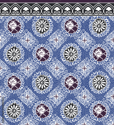 Pejantren, Banten, Java Island, Indonesia Batik Traditional Java - Vector