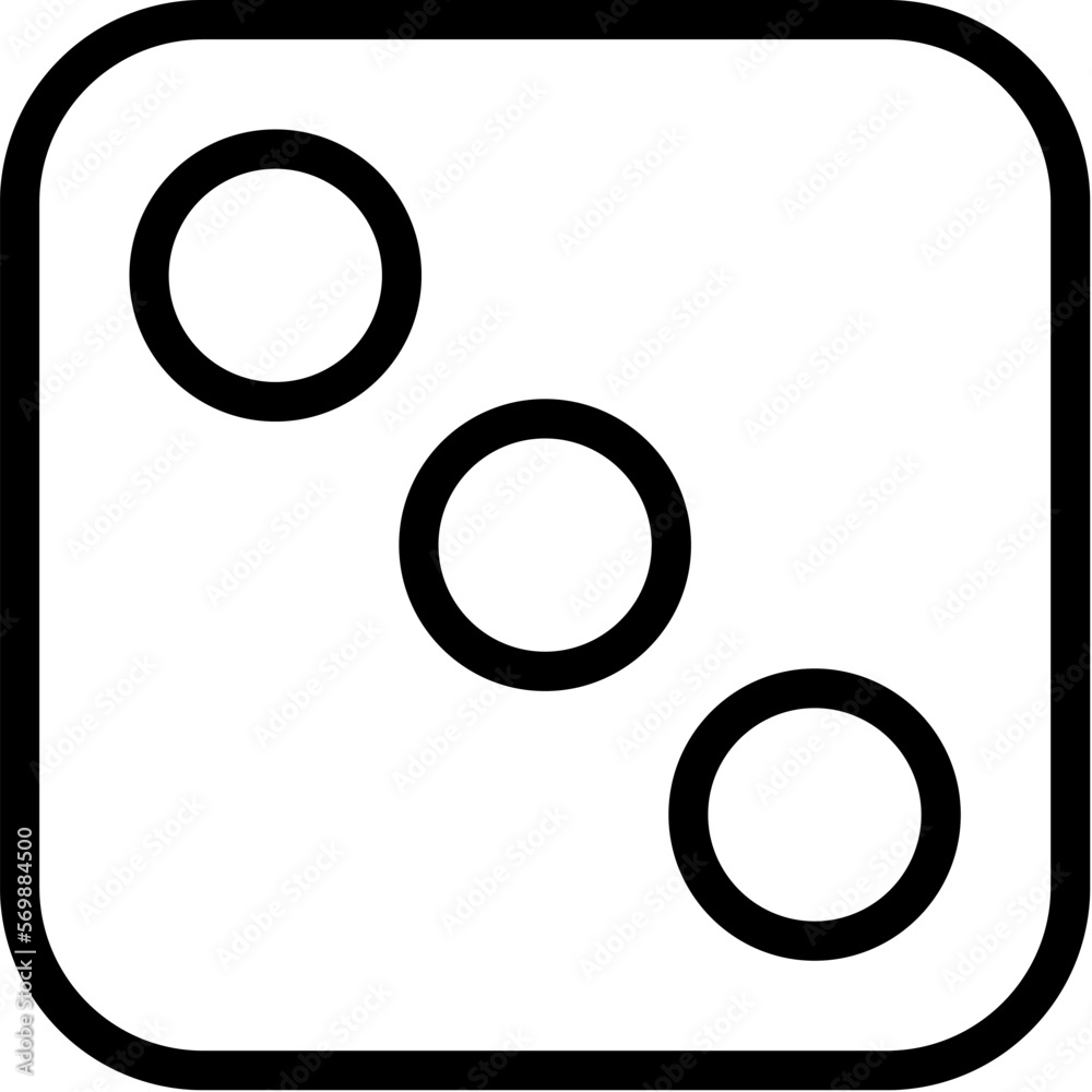 Square Dice for Table and Role Games Isolated Line Icon. Editable stroke. Vector image that can be used in apps, adverts, shops, stores, banners Square Dice for Table and Role Games Isolated Line Icon. Editable stroke. Vector image that can be used in apps, adverts, shops, stores, banners