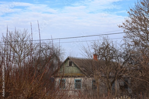 old house in village