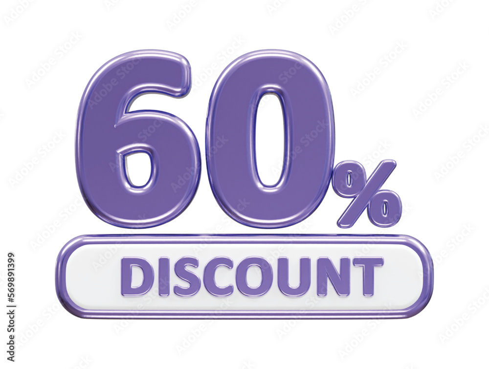 Percent discount sale 3d rendering vector illustration Percent discount sale 3d rendering vector illustration