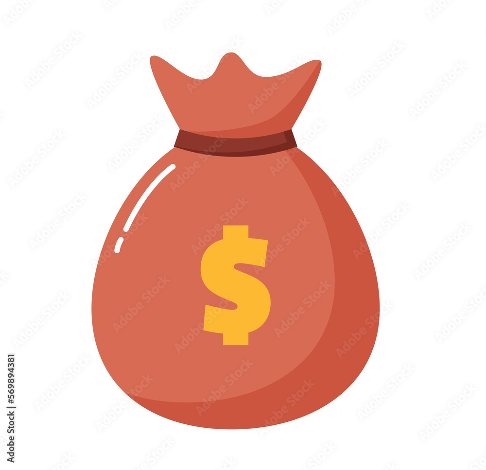 Bags of money. Symbol of wealth Bags of money. Symbol of wealth