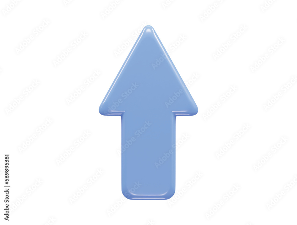 Arrow icon 3d rendering vector illustration transparent element Arrow icon 3d rendering vector illustration transparent element