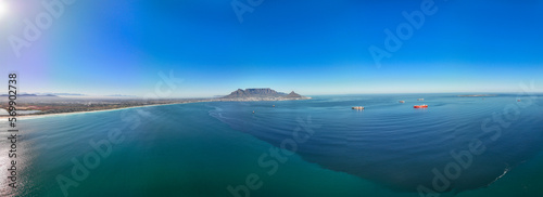 Table Bay - Mountain, city bowl, Robben Island and Tableview © James