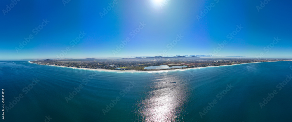 Table Bay - Mountain, city bowl, Robben Island and Tableview