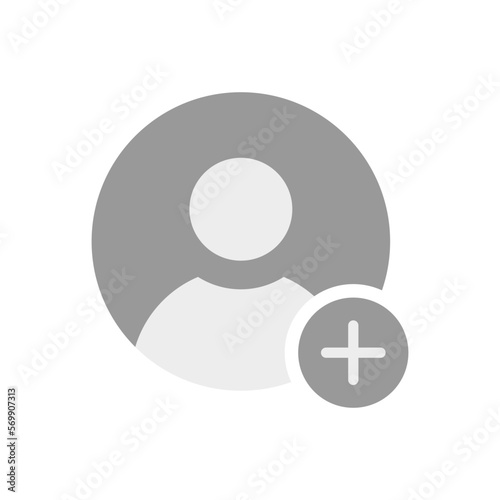 Add profile picture icon vector. Upload photo of social media user