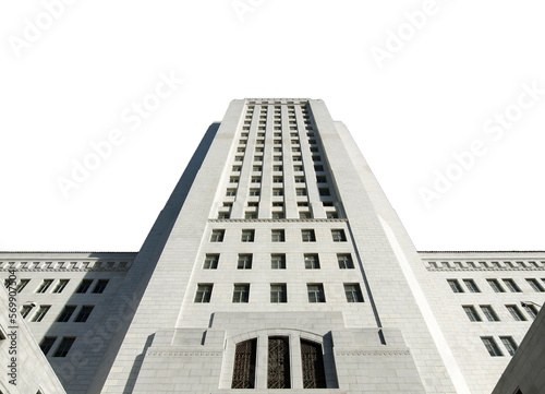 Los Angeles City Hall tower...