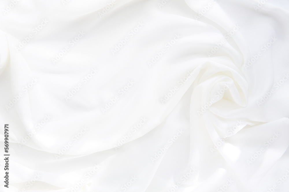 white silk fabric, textile background