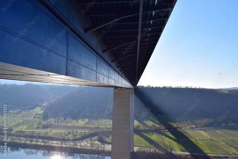 Moseltalbrücke während der Bauarbeiten 02/23 Moseltalbrücke während der Bauarbeiten 02/23