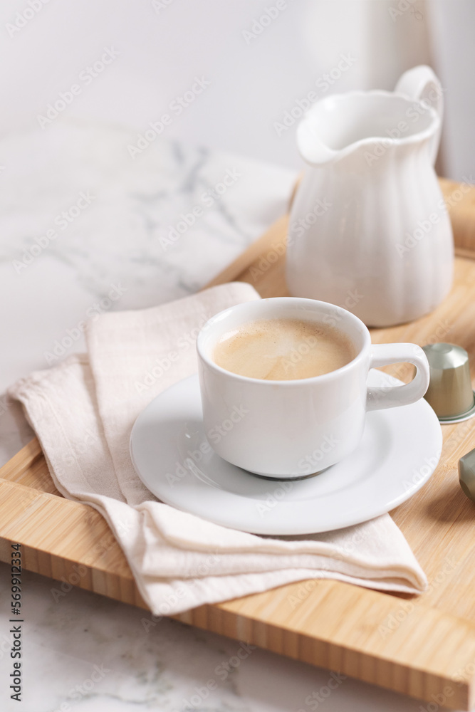 Coffee capsules . hazelnuts Coffee capsules . hazelnuts