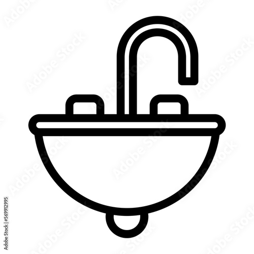 sink line icon