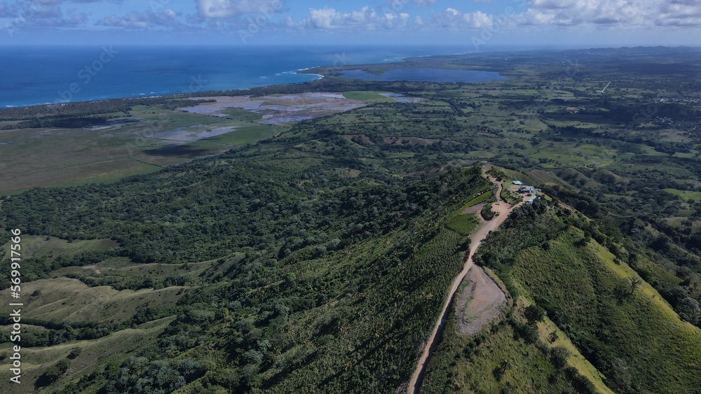 Redonda mountain Dominican Republic Punta Cana birds view