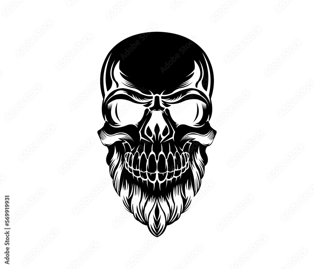 Skull vector image Skull vector image