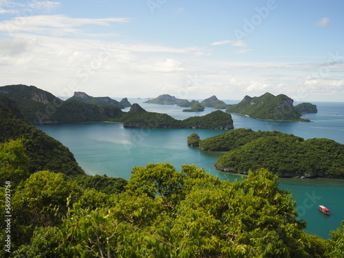 tropical coast of thailand in summer