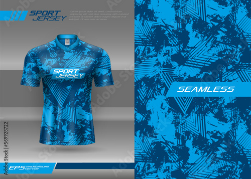 Sports t-shirt jersey abstract texture design for sublimation, football, racing, gaming, motocross, cycling