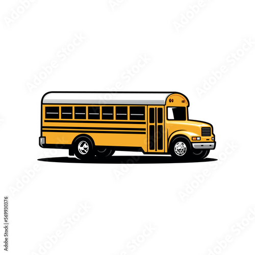 school bus illustration vector