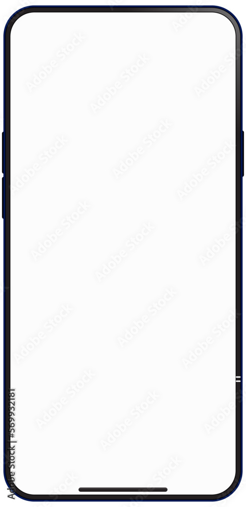 New realistic mobile phone mockup black frame. phone mockup for business purpose. vector graphic New realistic mobile phone mockup black frame. phone mockup for business purpose. vector graphic