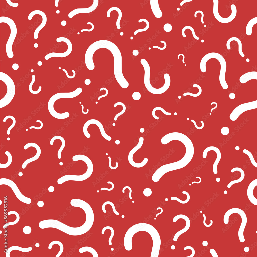 Seamless vector question marks texture Seamless vector question marks texture