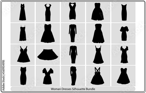 woman Dresses silhouette 