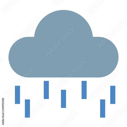 Rain Flat Icon