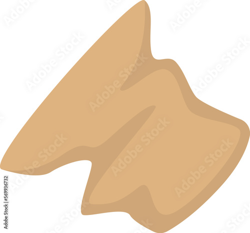 Crumpled paper cup garbage flat icon Waste sorting and utilization