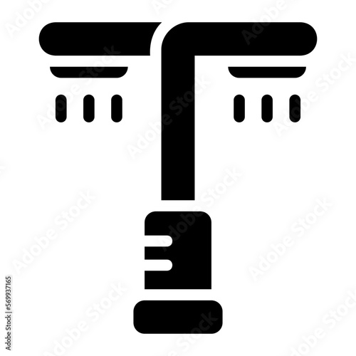 traffic light glyph icon