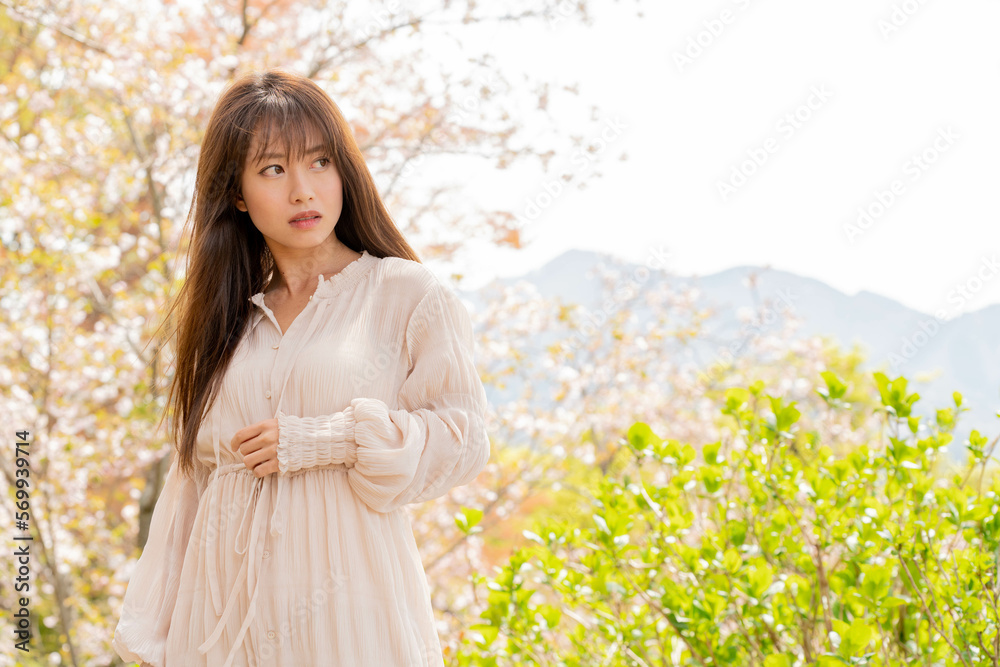 Naklejka premium 美しい日本女性