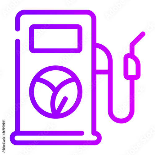 biofuel gradient icon