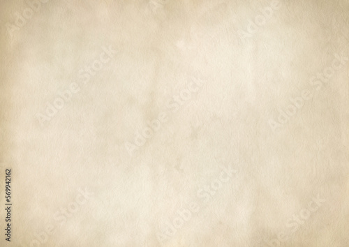 Old parchment paper texture background. Horizontal wallpaper