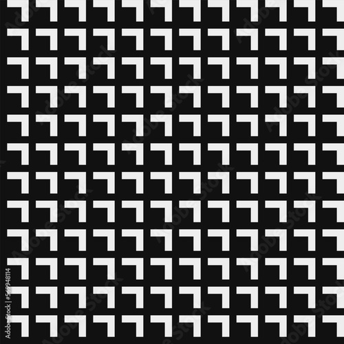 Brick wall, abstract seamless fashion trend pattern fabric textures, black and white pattern, pixel art vector monochrome illustration. Design for web and mobile app.