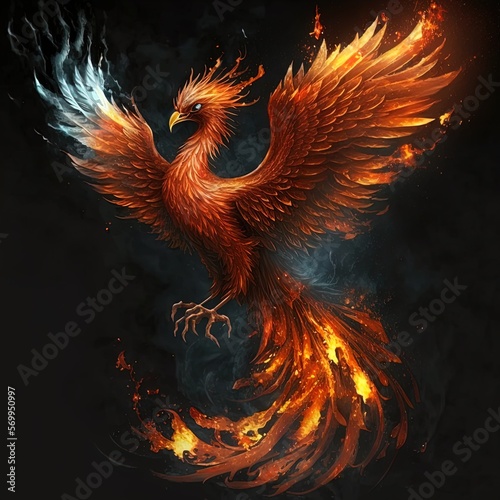 A magnificent fiery Phoenix. © ECrafts